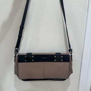 rag & bone Woman bag taupe/grayLeather Gold logo zip authentic